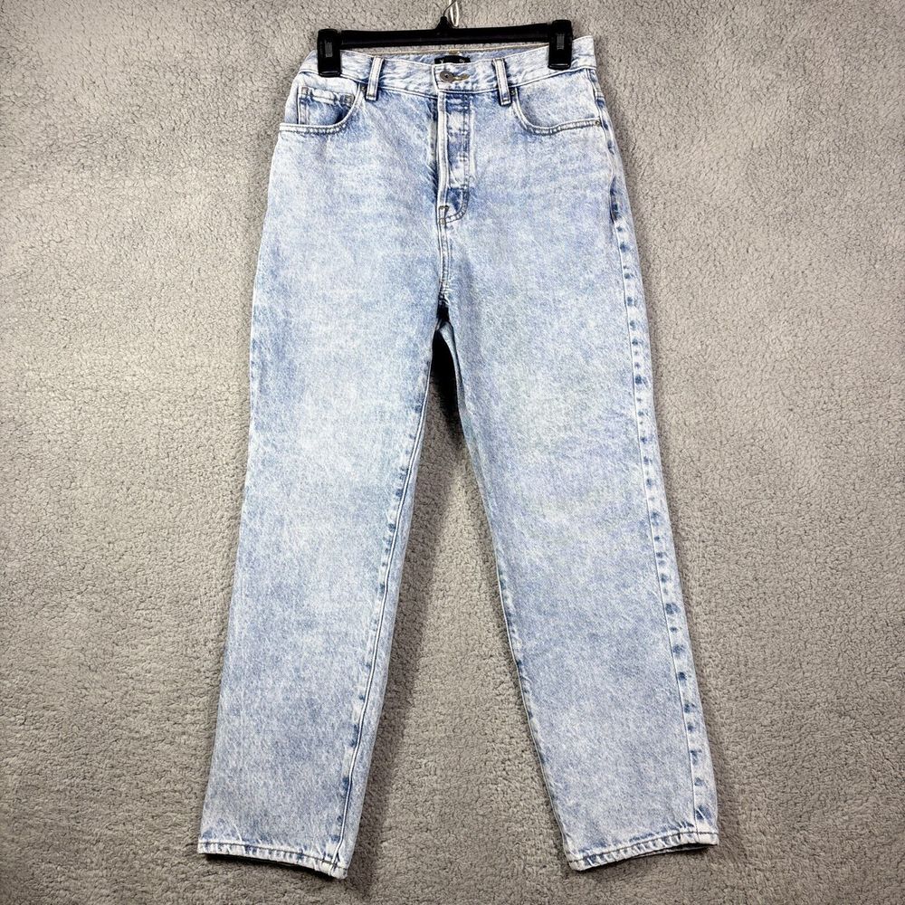 Playboy by PacSun Jeans Women 27 High Waist Button Fly Boyfriend Bunny Acid Wash